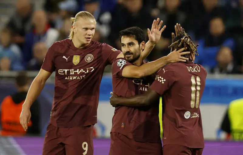 Manchester City Beats Slovan Bratislava 4-0 in Champions League Game