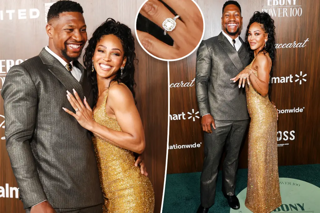 Actors Jonathan Majors and Meagan Good Announce Engagement Following Turbulent Year