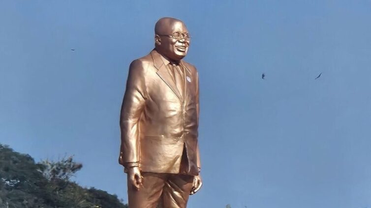 Ghana President’s Self-Commissioned Statue Sparks Public Outcry