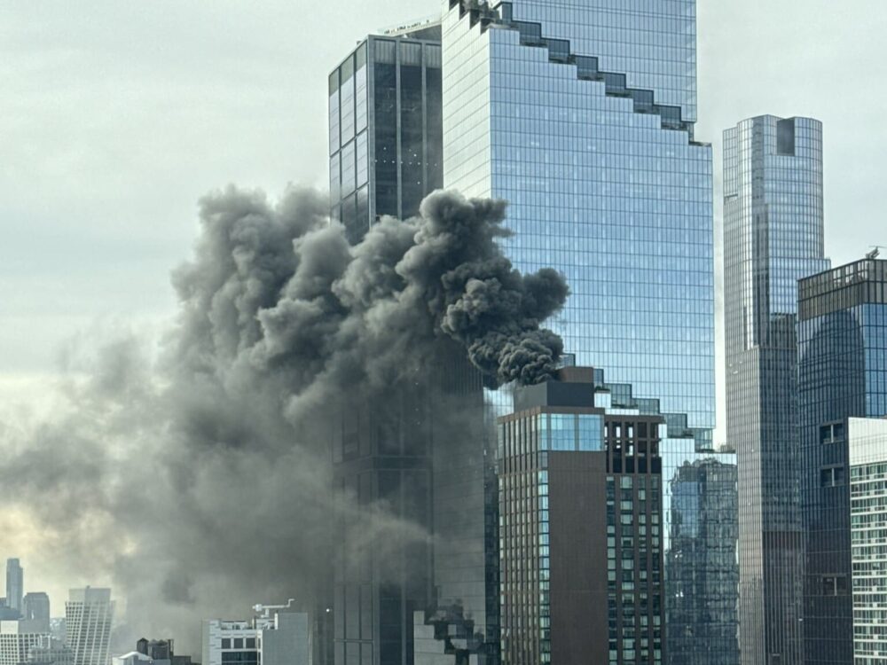 Fire Atop Luxury Manhattan High-Rise Draws Massive FDNY Response