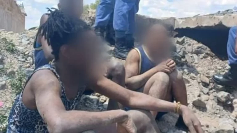 South African Police Force 540 Illegal Miners from Mine After Blocking Access to Food and Water