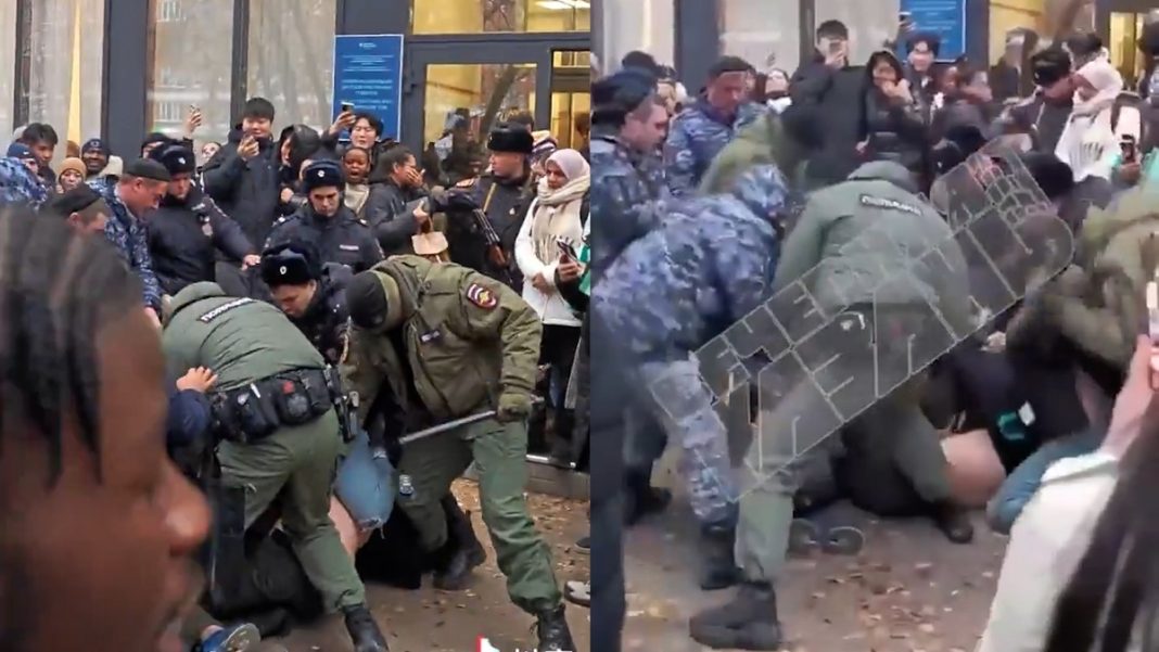 Iran Protests ‘Violent’ Arrest of Students by Russian Police in Kazan