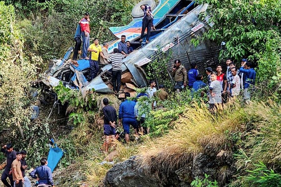 Overcrowded Bus Crash Kills 36 in Northern India Gorge