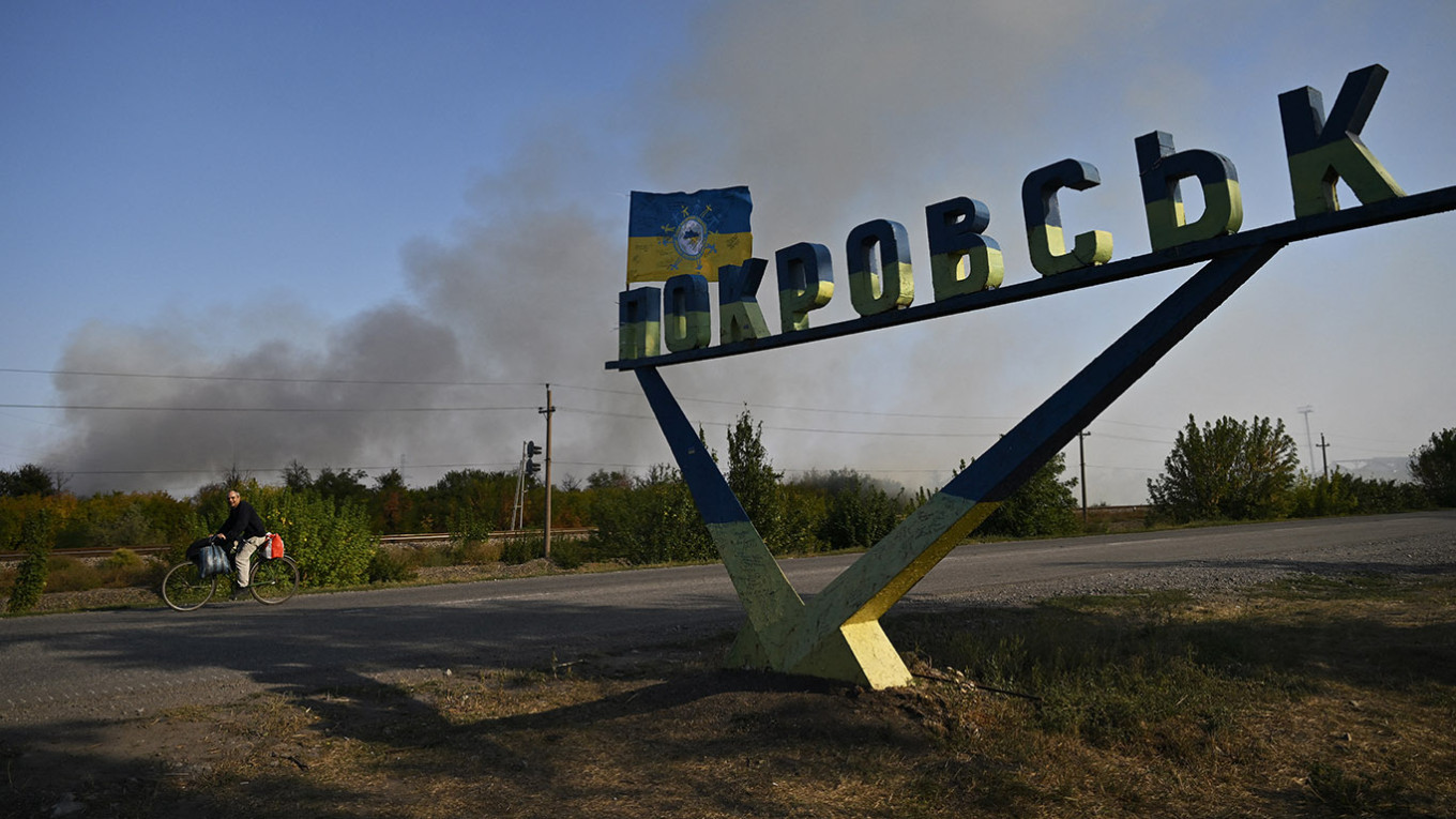 Russia Claims Capture of Ukrainian Village Near Key Logistics Hub Pokrovsk