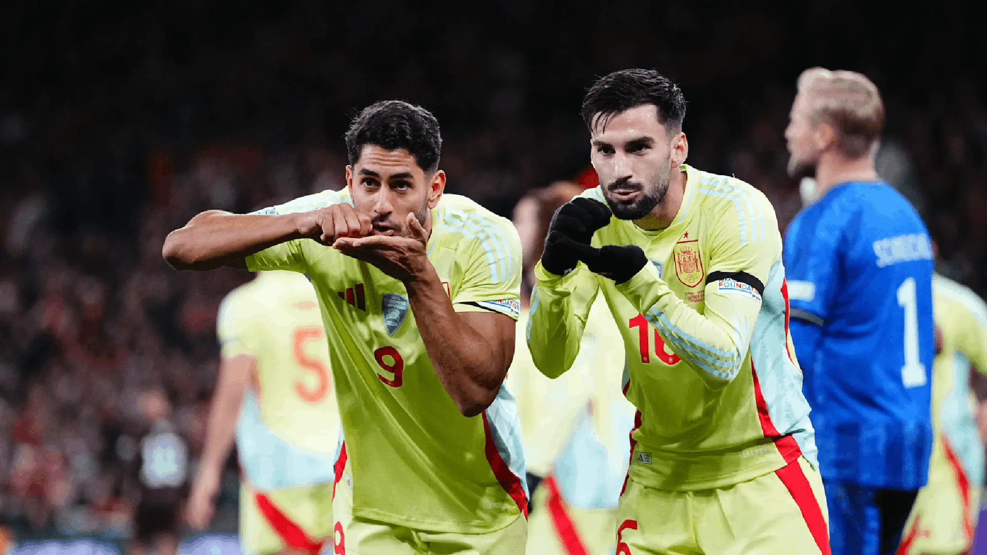 Spain Clinches Nations League Group With 2-1 Victory Over Denmark