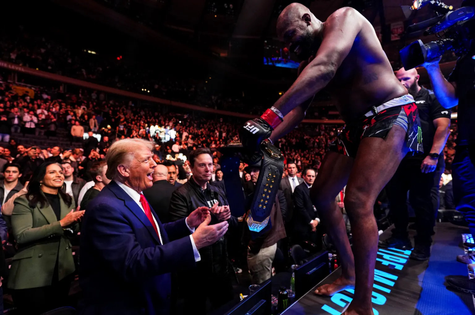 Trump Celebrates Victory at UFC Event with Cabinet Picks, Musk