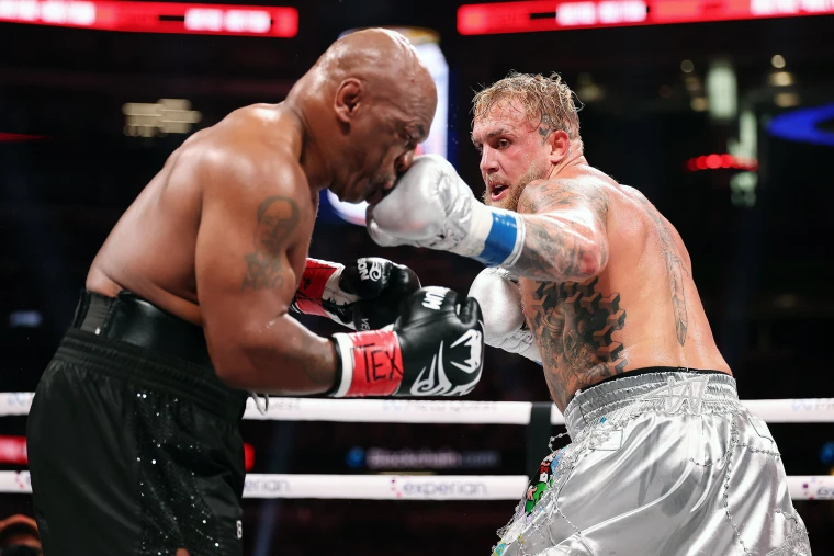 Jake Paul Beats 58-Year-Old Mike Tyson in One-Sided Boxing Exhibition