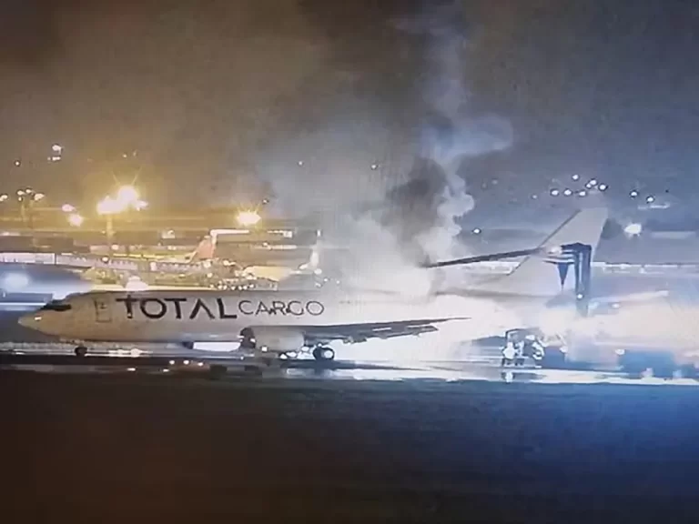 Boeing Cargo Jet Destroyed by Fire After Emergency Landing in Brazil