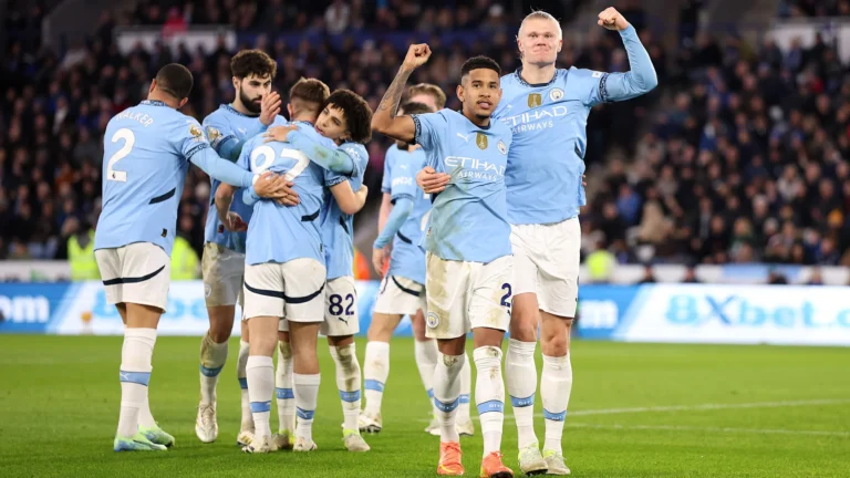 Manchester City Back on Winning Ways, Defeat Leicester 2-0 in Unconvincing Premier League Victory