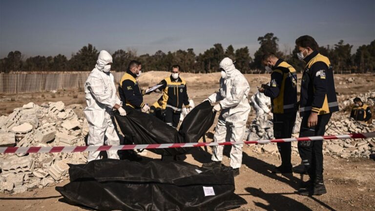 At Least 100,000 Bodies Found in Syrian Mass Grave Near Damascus, Group Says 