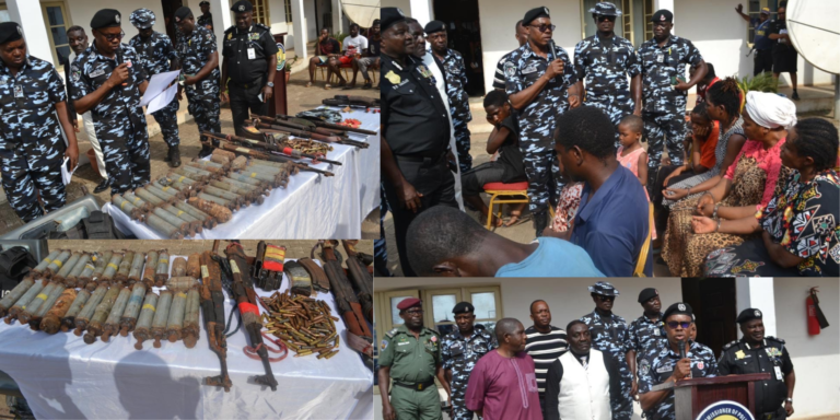 Nigerian Police Kill Masterminds of Anambra Attack, Arrest 300+ Suspects, Seize Explosive Devices and Weapons