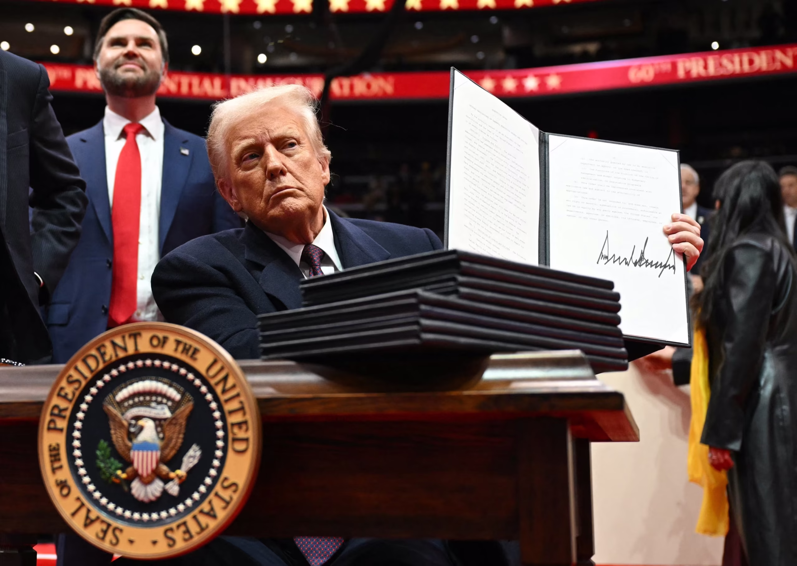 Trump Rescinds Key Biden-Era Executive Orders Hours After Taking Office 