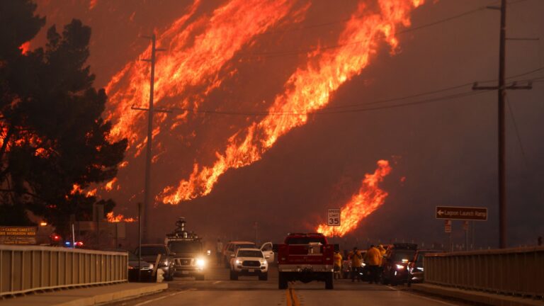 California Wildfires Force Over 30,000 to Evacuate Near Los Angeles
