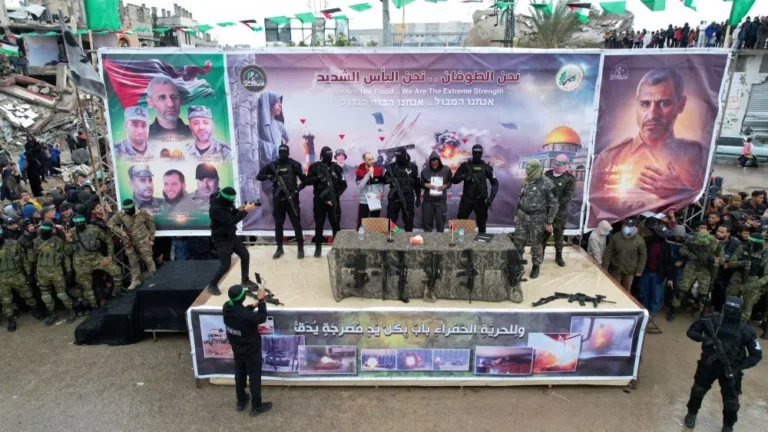 Hamas Releases Six Hostages in Exchange for Palestinian Prisoners Under Ceasefire Agreement