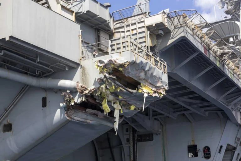 US Aircraft Carrier, Harry S. Truman, Collides with Merchant Ship Near Egypt, No Injuries Reported 