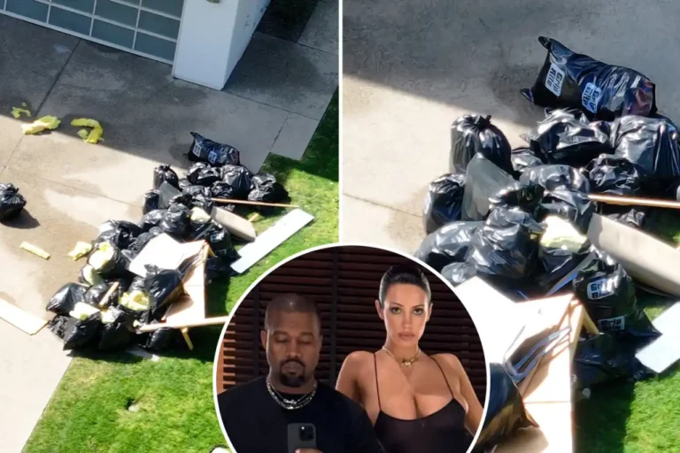 Kanye West and Bianca Censori’s $35M Beverly Hills Estate Littered with Thrash Bags Amid Divorce Rumors