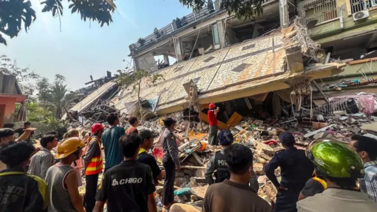 Myanmar Earthquake Death Toll Surpasses 1,600 as Desperate Search for Survivors Continues