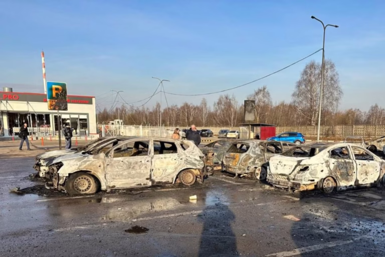 Russia Faces ‘Massive’ Drone Attack Ahead of Key U.S.-Ukraine Talks