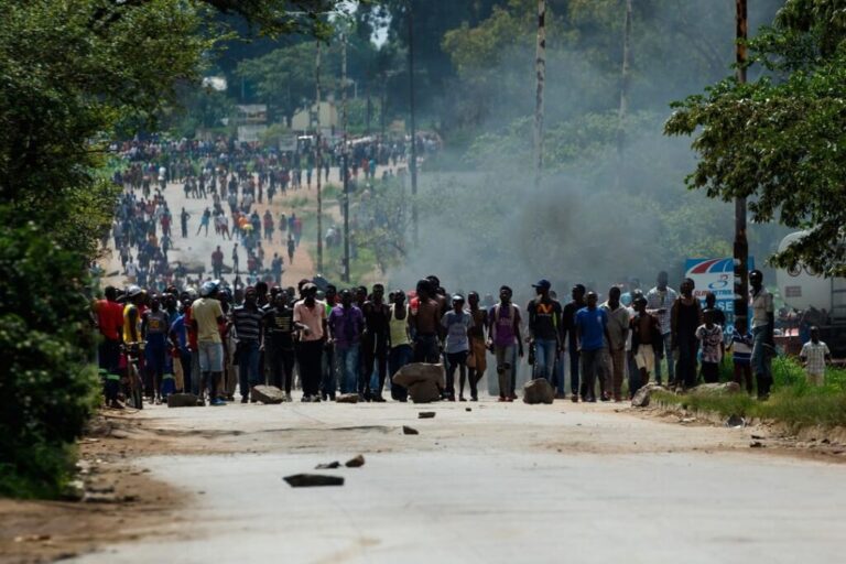 Zimbabwe Shuts Down Amid Mass Protest Calls Against President Mnangagwa