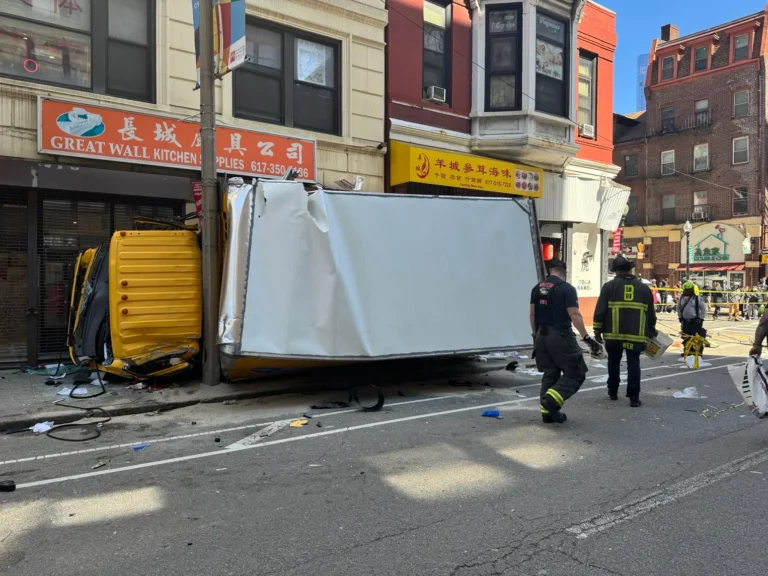 Boston Box Truck Crash: Multiple Injured After Vehicle Hits Pedestrians and Storefront