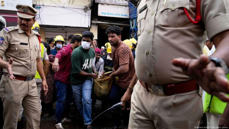 India Building Fire Kills 17 in Hyderabad Near Historic Charminar Monument