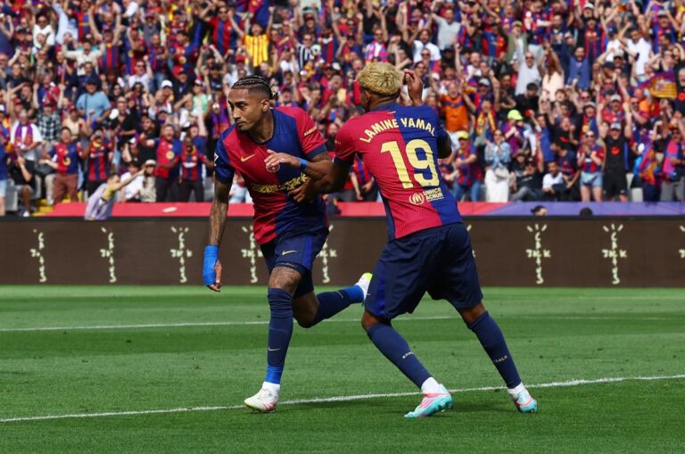 Barcelona Triumphs Over Real Madrid in 4-3 Thriller, Moves Within Reach of La Liga Title