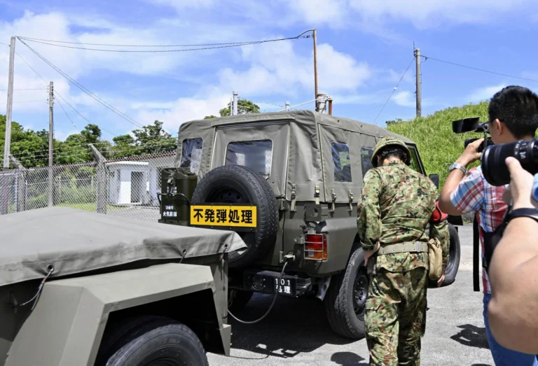 Explosion at Okinawa U.S. Base Injures Four Japanese Soldiers During Ordnance Inspection