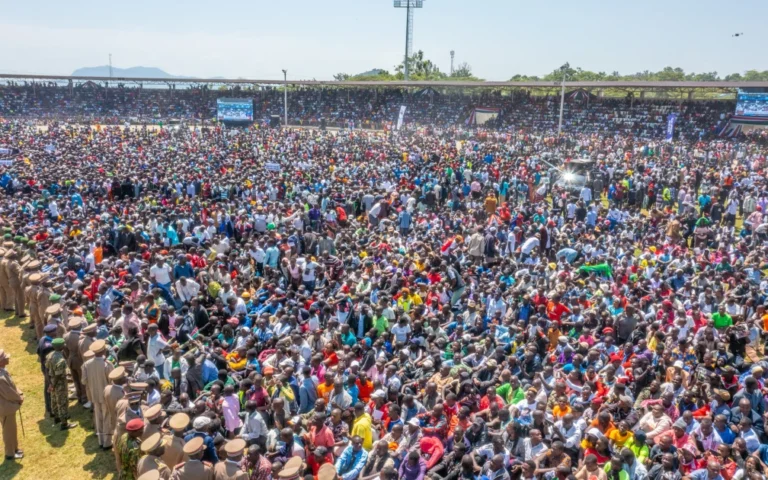 Massive Crowds Camp Overnight as Homa Bay Hosts Historic Madaraka Day Celebrations