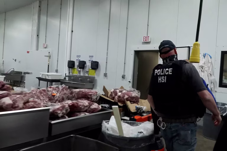 U.S. Immigration Raid on Omaha Meat Plant Halves Workforce, Heightens Food Supply Concerns