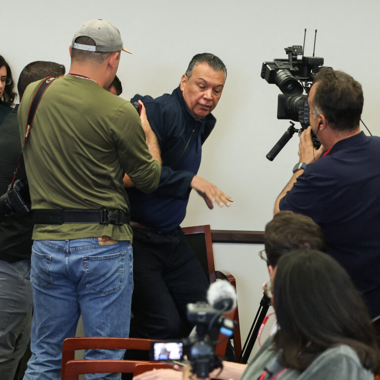 Sen. Alex Padilla Forcibly Removed, Handcuffed at Noem Immigration News Conference in Los Angeles