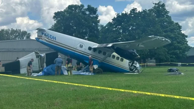 Skydiving Plane Crashes After Takeoff in Tennessee, Injuring Multiple Passengers