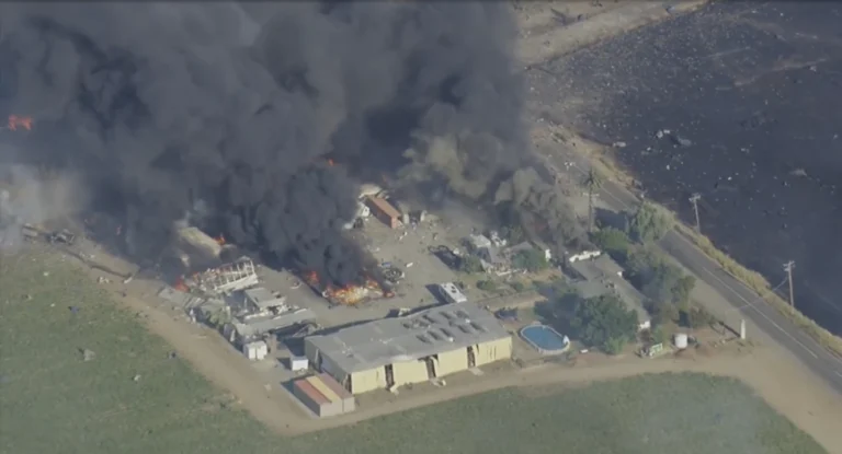7 Missing After Explosion at California Fireworks Warehouse Sets Off Massive Blaze
