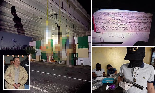 Decapitated Bodies Hung from Bridge as Cartel Violence Leaves 20 Dead in Sinaloa Drug War Fueled by El Chapo’s Sons