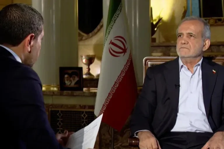 Iran Ready for War With Israel, President Pezeshkian Warns in First Televised Interview