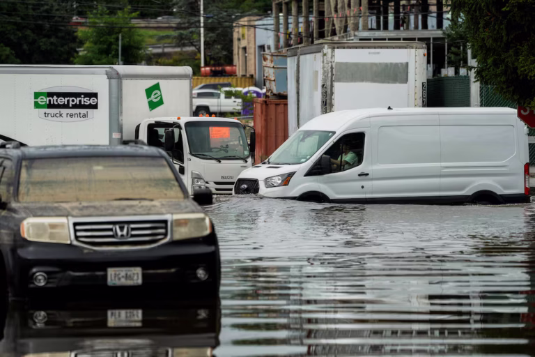 Heavy Rains Kill Two in New Jersey, Flood Subways and Roads Across New York