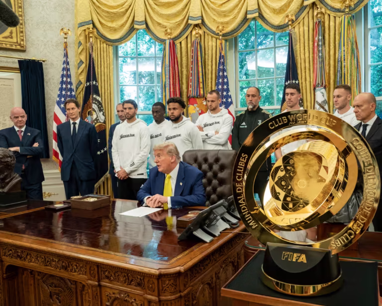 Trump Declares Club World Cup Trophy Will Remain in Oval Office After Tournament Ends