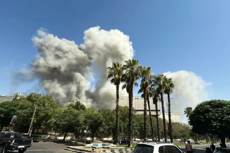 Israel Strikes Syrian Military HQ Near Damascus Presidential Palace as Suwayda Fighting Spirals