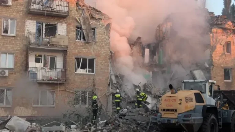 European leaders condemn Russian missile strikes that kill 15 and damage EU mission in Kyiv