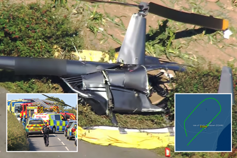 Bank Holiday Horror: Helicopter Crash on Isle of Wight Kills 3, Leaves 1 Fighting for Life