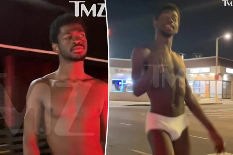 Lil Nas X Arrested for Charging at Police on LA Street Where He Walked Nearly Naked