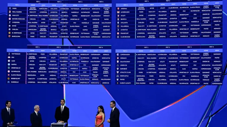 Champions League 2025: Liverpool and Man City draw Real Madrid, PSG face Barcelona and Bayern