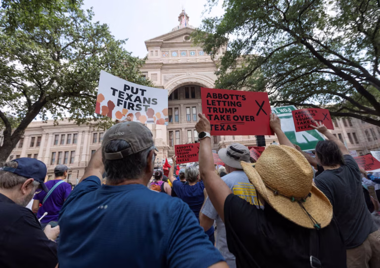 Over 300 Protests Held Saturday Against Trump Redistricting Push