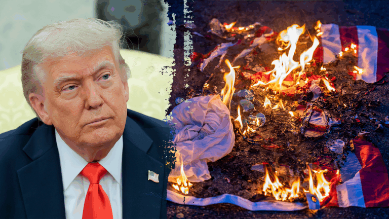 Trump Declares War on Flag Burning With New Executive Order
