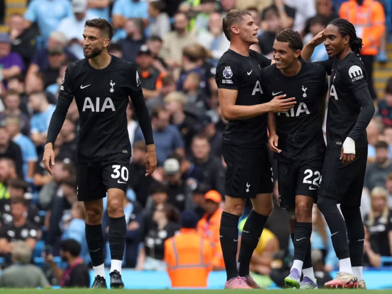 Tottenham Stun Guardiola’s Manchester City With 2-0 Win At Etihad