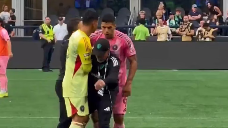 Luis Suarez issues public apology after spitting incident following Leagues Cup final loss