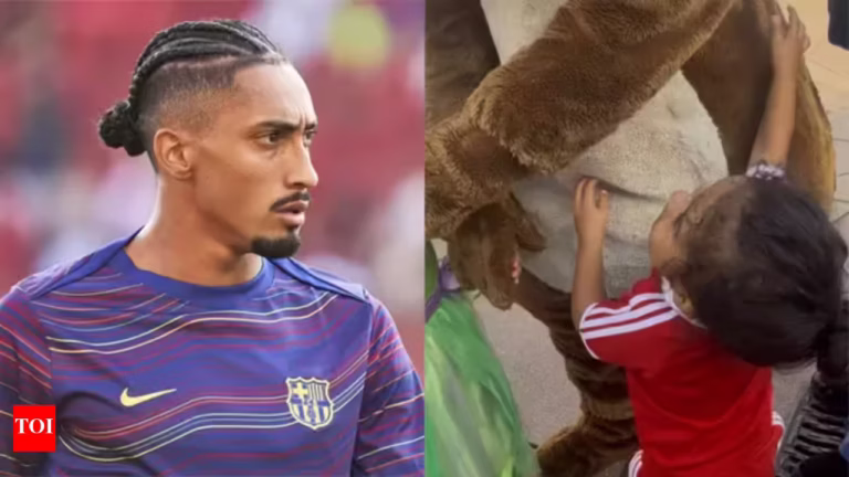 Barcelona star Raphinha accuses Disneyland Paris of racism after alleged snub of his son
