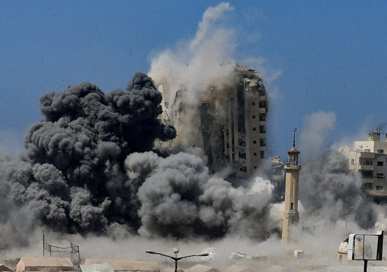 Israel bombs Gaza City high-rises as assault on Palestinian enclave escalates