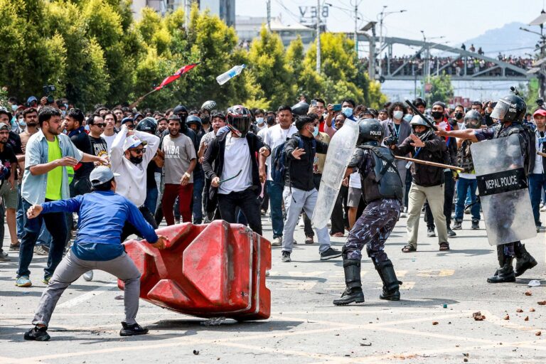 Nepal police kill at least 19 in mass protests over corruption and social media ban