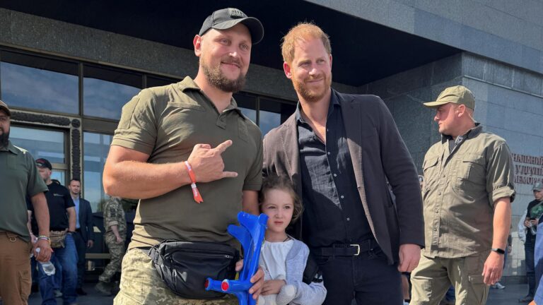 Prince Harry makes surprise visit to Ukraine in support of wounded service members