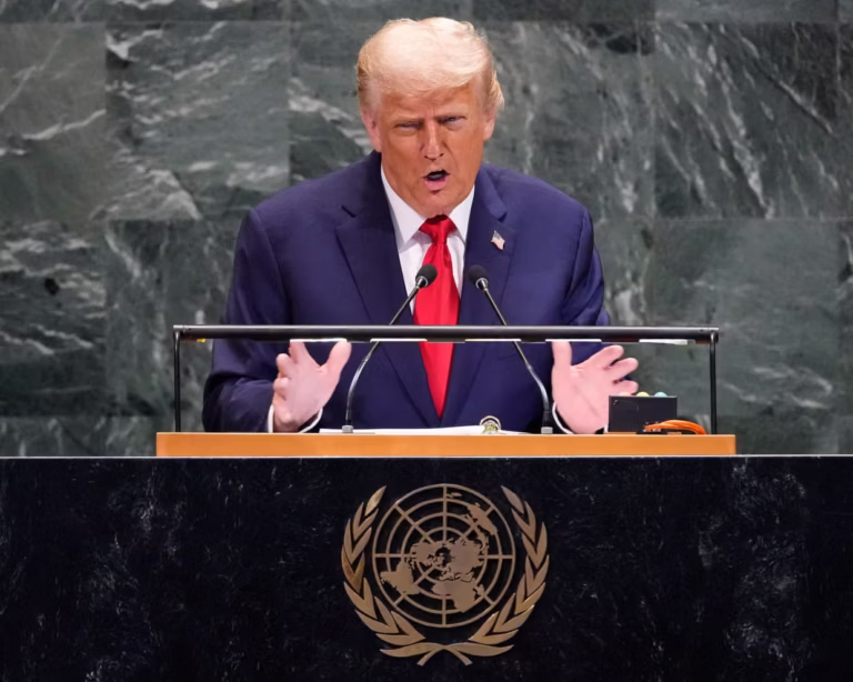 Trump warns European leaders ‘your countries are going to hell’ in fiery UN General Assembly speech